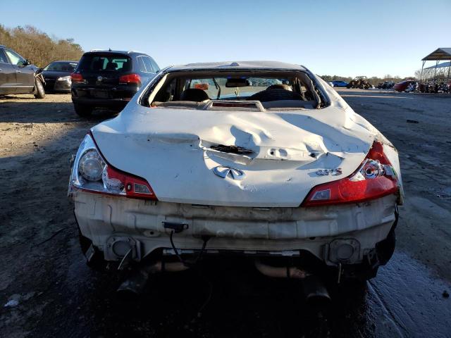 JNKCV64E28M119940 - 2008 INFINITI G37 BASE WHITE photo 6