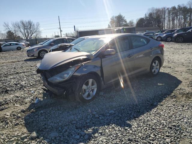 5NPDH4AE8DH164696 - 2013 HYUNDAI ELANTRA GLS GRAY photo 1