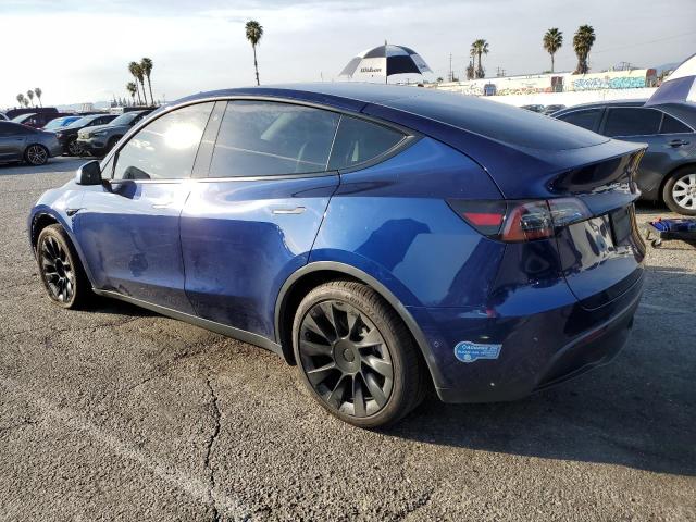 5YJYGDEE1MF266175 - 2021 TESLA MODEL Y BLUE photo 2