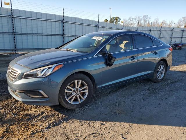 5NPE24AF5GH407092 - 2016 HYUNDAI SONATA SE BLUE photo 1