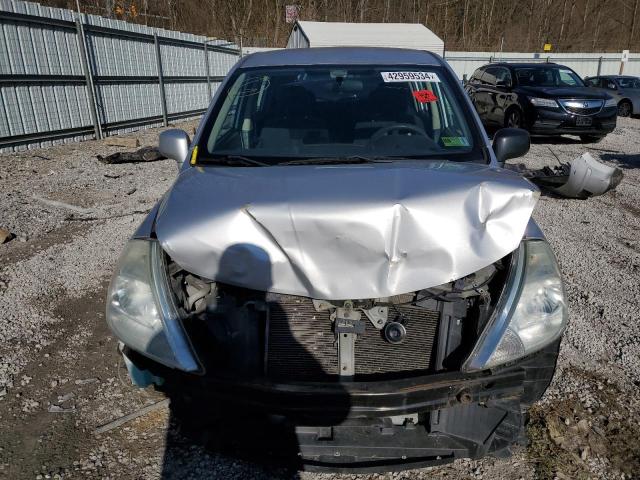 3N1BC1CP1AL386871 - 2010 NISSAN VERSA S SILVER photo 5