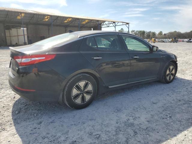 KNAGM4AD6C5027946 - 2012 KIA OPTIMA HYBRID BLACK photo 3