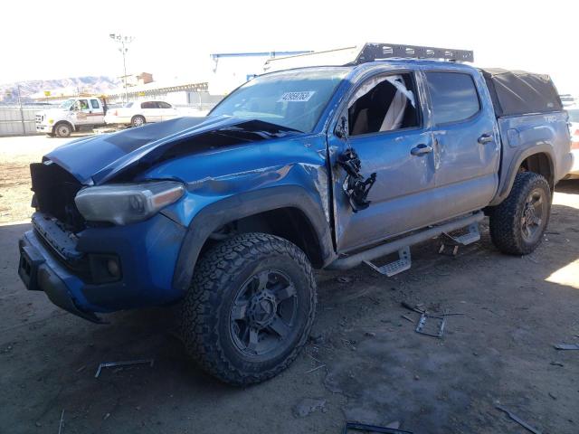 3TMCZ5AN0GM034120 - 2016 TOYOTA TACOMA DOU BLUE photo 1