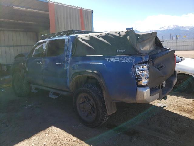 3TMCZ5AN0GM034120 - 2016 TOYOTA TACOMA DOU BLUE photo 2