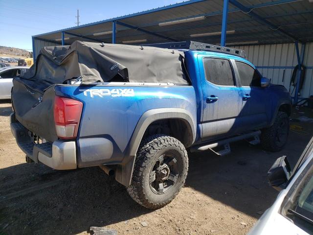 3TMCZ5AN0GM034120 - 2016 TOYOTA TACOMA DOU BLUE photo 3