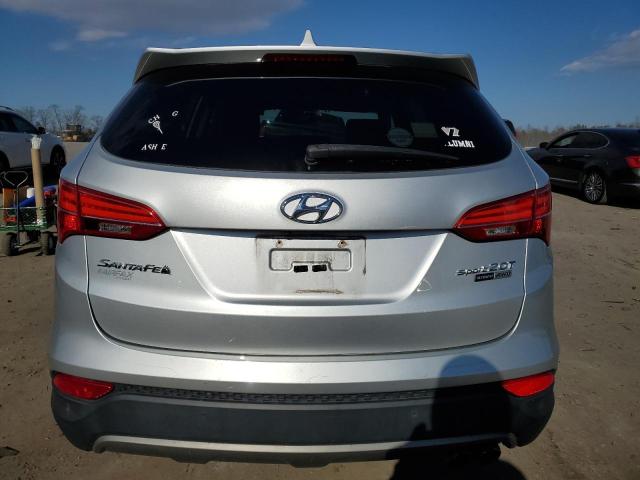 5XYZWDLA2GG348680 - 2016 HYUNDAI SANTA FE S SILVER photo 6