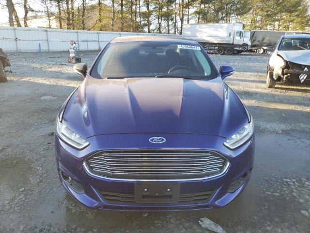 1FA6P0HD1E5370368 - 2014 FORD FUSION SE BLUE photo 5