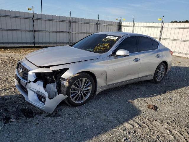 JN1EV7AR5KM551052 - 2019 INFINITI Q50 LUXE SILVER photo 1