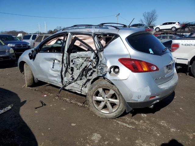 JN8AZ18U59W101038 - 2009 NISSAN MURANO S SILVER photo 2