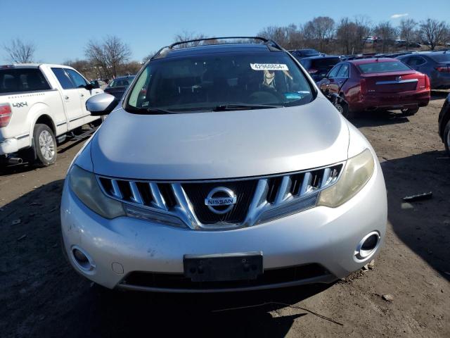 JN8AZ18U59W101038 - 2009 NISSAN MURANO S SILVER photo 5