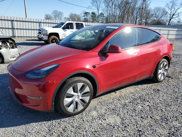 7SAYGDEE6PF710030 - 2023 TESLA MODEL Y RED photo 1