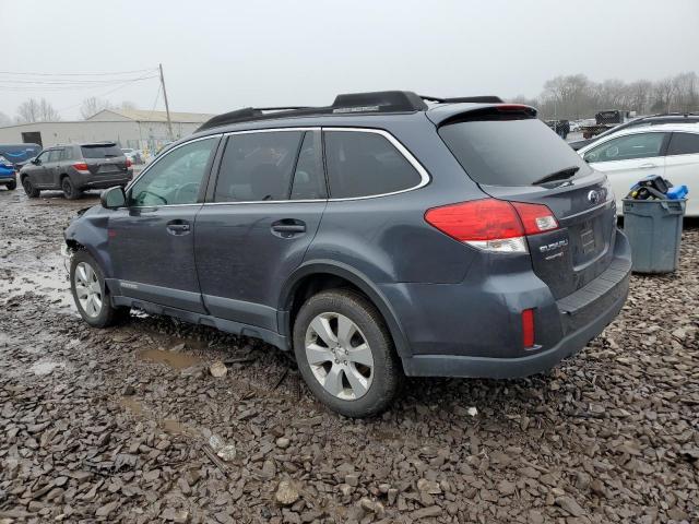 4S4BRBCC3B3349280 - 2011 SUBARU OUTBACK 2.5I PREMIUM GRAY photo 2