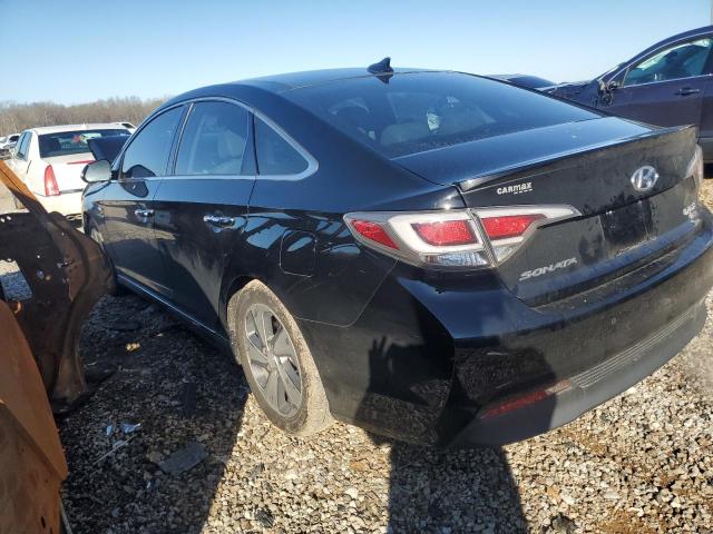 KMHE34L18GA028699 - 2016 HYUNDAI SONATA HYBRID BLACK photo 2