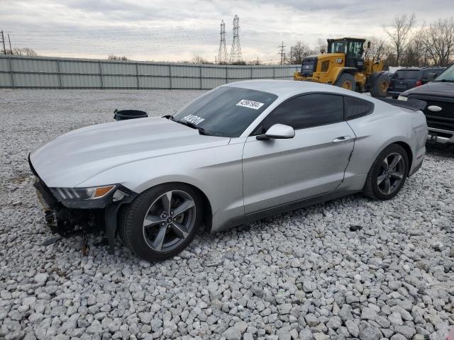 1FA6P8AM3G5255962 - 2016 FORD MUSTANG SILVER photo 1