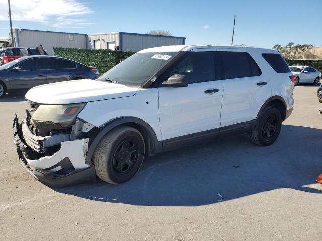 1FM5K8AR8GGA46796 - 2016 FORD EXPLORER POLICE INTERCEPTOR WHITE photo 1