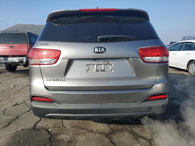 5XYPG4A50GG108828 - 2016 KIA SORENTO LX GRAY photo 6