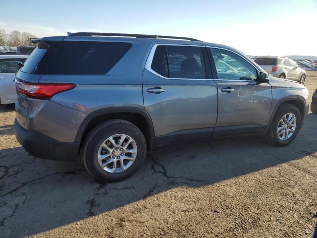 1GNERGKW0MJ125500 - 2021 CHEVROLET TRAVERSE LT GRAY photo 3