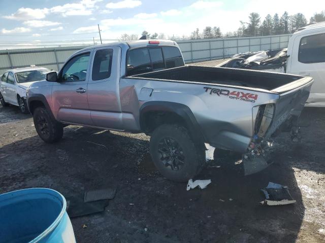 5TFSZ5AN0KX188633 - 2019 TOYOTA TACOMA ACCESS CAB ვერცხლისფერი ფოტო 2