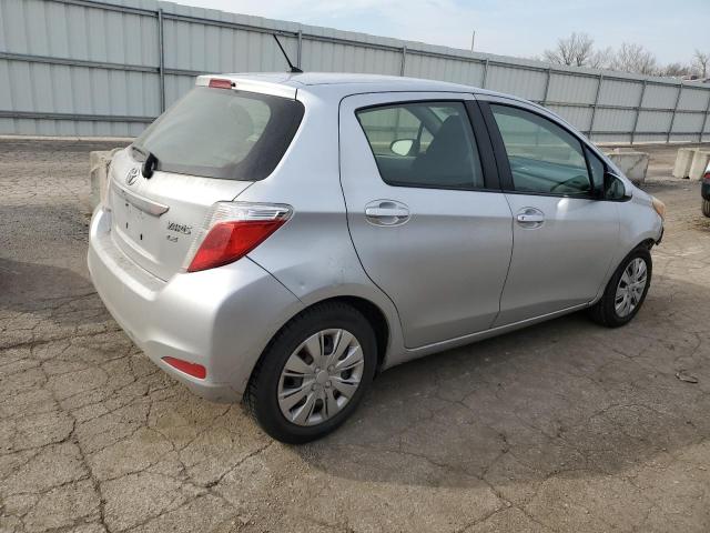 JTDKTUD36CD520342 - 2012 TOYOTA YARIS SILVER photo 3