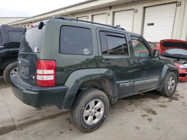 1J4PN2GK9AW167369 - 2010 JEEP LIBERTY SPORT GREEN photo 3