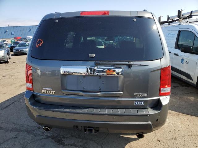 5FNYF48959B025826 - 2009 HONDA PILOT TOURING GRAY photo 6