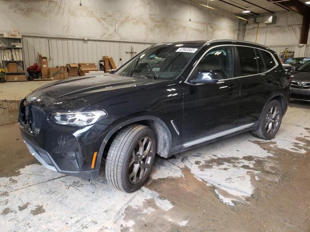 WBX57DP07NN172439 - 2022 BMW X3 XDRIVE30I BLACK photo 1