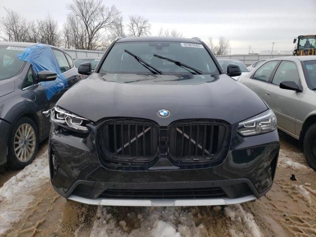 WBX57DP07NN172439 - 2022 BMW X3 XDRIVE30I BLACK photo 5