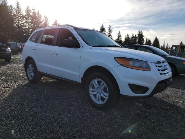 5NMSG3AB8AH390711 - 2010 HYUNDAI SANTA FE GLS WHITE photo 4