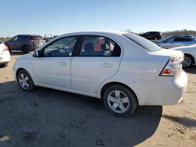 KL1TD56617B093918 - 2007 CHEVROLET AVEO BASE WHITE photo 2