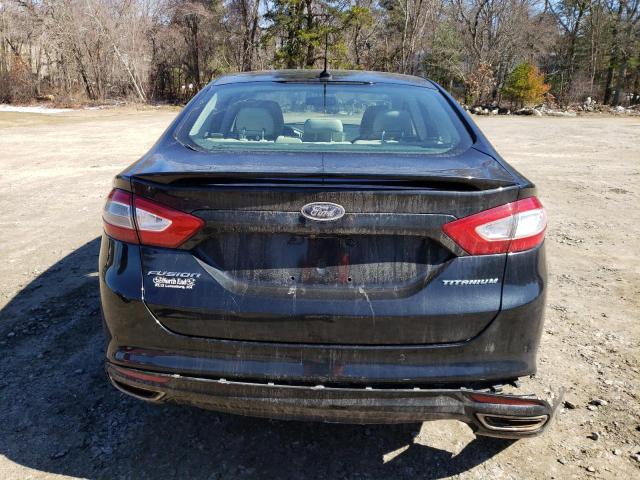 3FA6P0K91FR171453 - 2015 FORD FUSION TITANIUM BLACK photo 6