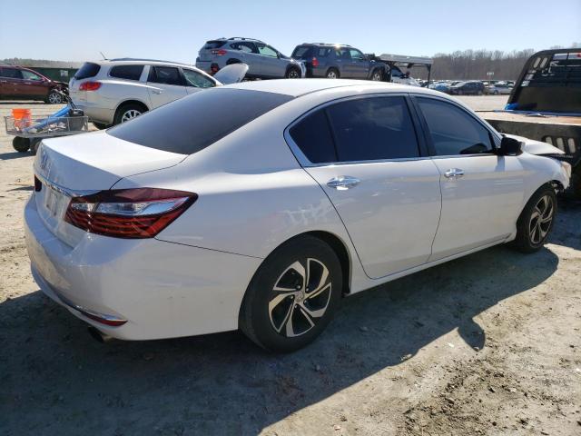 1HGCR2F3XGA239402 - 2016 HONDA ACCORD LX WHITE photo 3