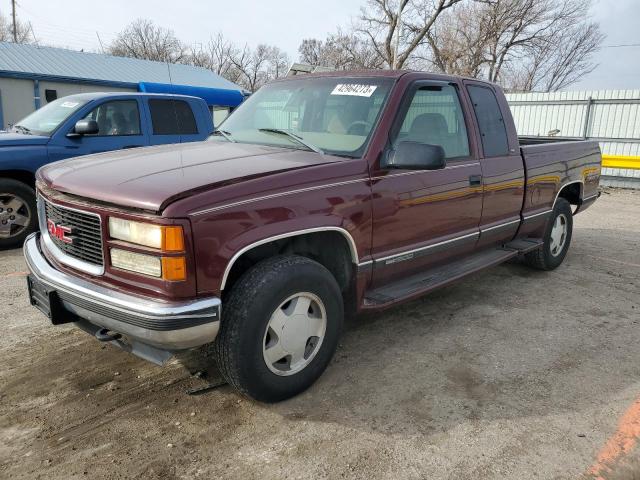 2GTEK19RXW1558653 - 1998 GMC SIERRA K1500 MAROON photo 1