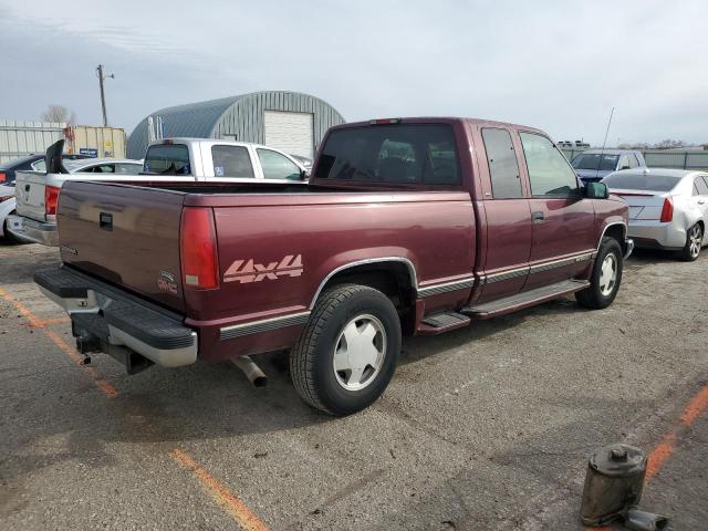 2GTEK19RXW1558653 - 1998 GMC SIERRA K1500 MAROON photo 3