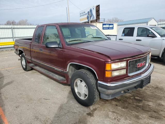 2GTEK19RXW1558653 - 1998 GMC SIERRA K1500 MAROON photo 4