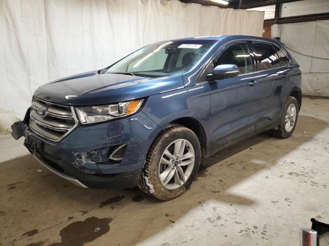 2FMPK4J88JBB37378 - 2018 FORD EDGE SEL BLUE photo 1