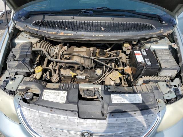 2C8GP54L61R309750 - 2001 CHRYSLER TOWN & COU LXI BLUE photo 12