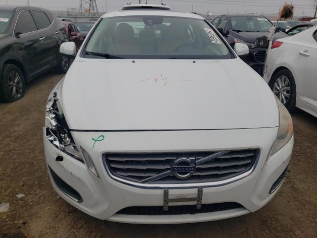 YV1622FS2C2053360 - 2012 VOLVO S60 T5 WHITE photo 5