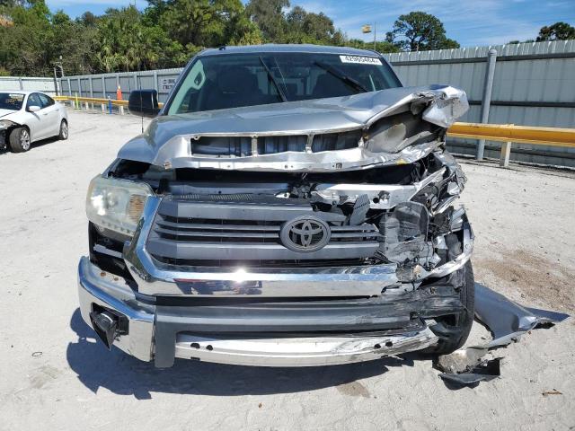 5TFRY5F16EX152375 - 2014 TOYOTA TUNDRA DOUBLE CAB SR/SR5 SILVER photo 5