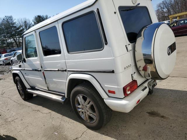 WDCYC3HF1FX231262 - 2015 MERCEDES-BENZ G 550 WHITE photo 2