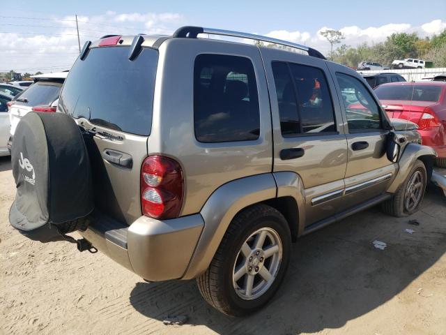 1J8GL58K27W514439 - 2007 JEEP LIBERTY LIMITED TAN photo 3