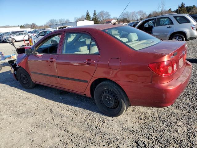 2T1BR32E16C632822 - 2006 TOYOTA COROLLA CE RED photo 2