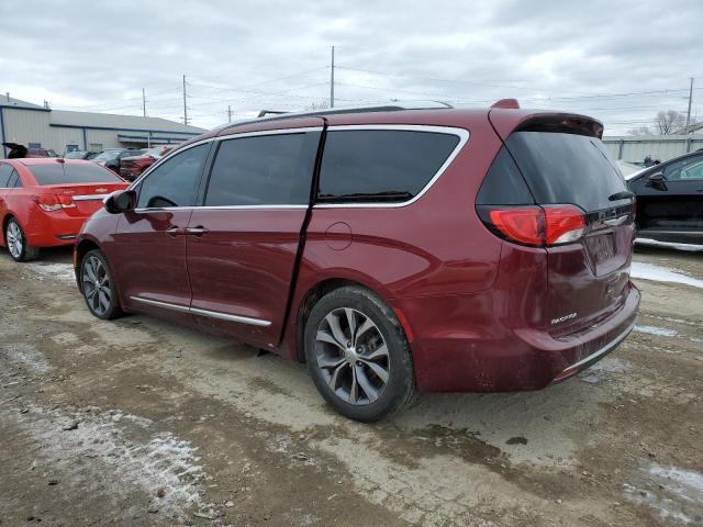 2C4RC1GGXJR106812 - 2018 CHRYSLER PACIFICA LIMITED BURGUNDY photo 2