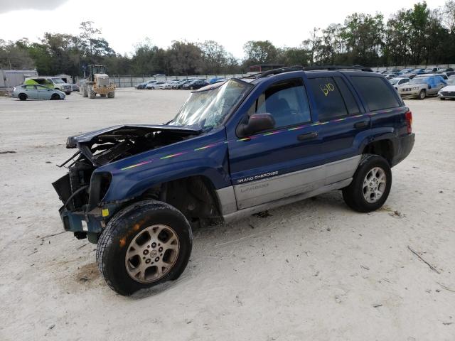 1J4G248SXYC224063 - 2000 JEEP GRAND CHER LAREDO BLUE photo 1