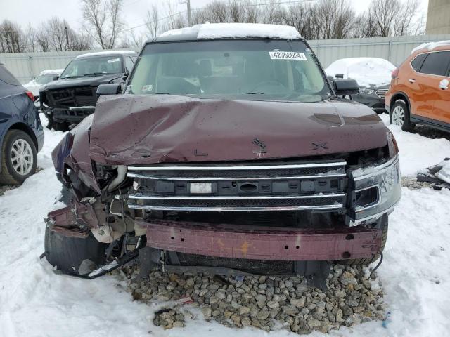 2FMHK6C85KBA38046 - 2019 FORD FLEX SEL PURPLE photo 5