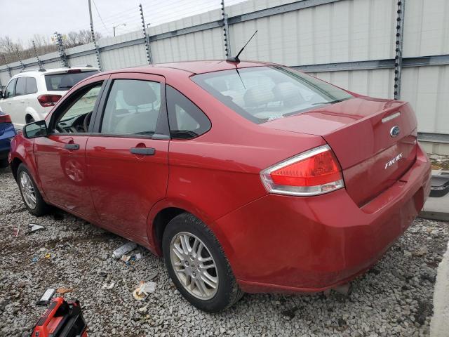 1FAHP3FN1AW295567 - 2010 FORD FOCUS SE RED photo 2