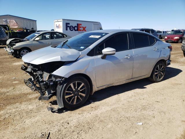 3N1CN8EV4ML923725 - 2021 NISSAN VERSA SV SILVER photo 1