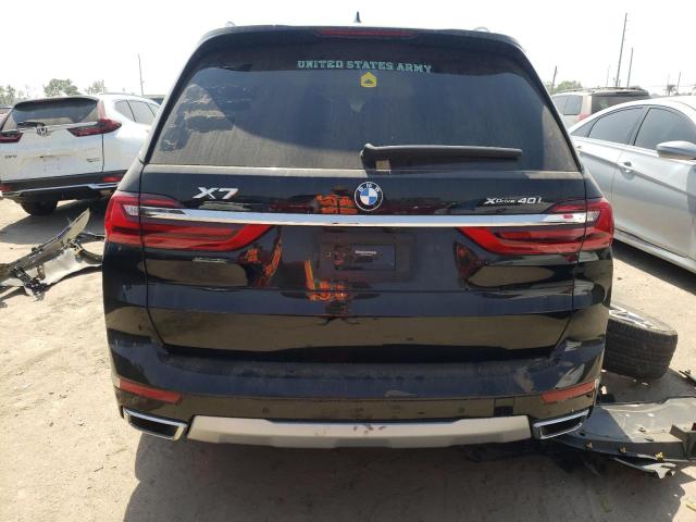 5UXCW2C09M9F58922 - 2021 BMW X7 XDRIVE40I BLACK photo 6