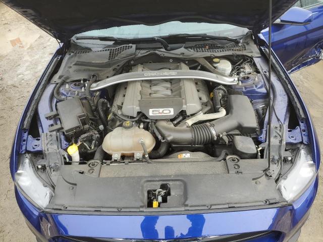1FA6P8CF8F5305283 - 2015 FORD MUSTANG GT BLUE photo 11
