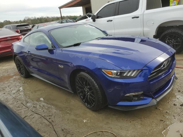 1FA6P8CF8F5305283 - 2015 FORD MUSTANG GT BLUE photo 4