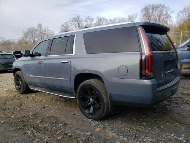 1GYS4SKJ6FR626035 - 2015 CADILLAC ESCALADE ESV LUXURY BLUE photo 2